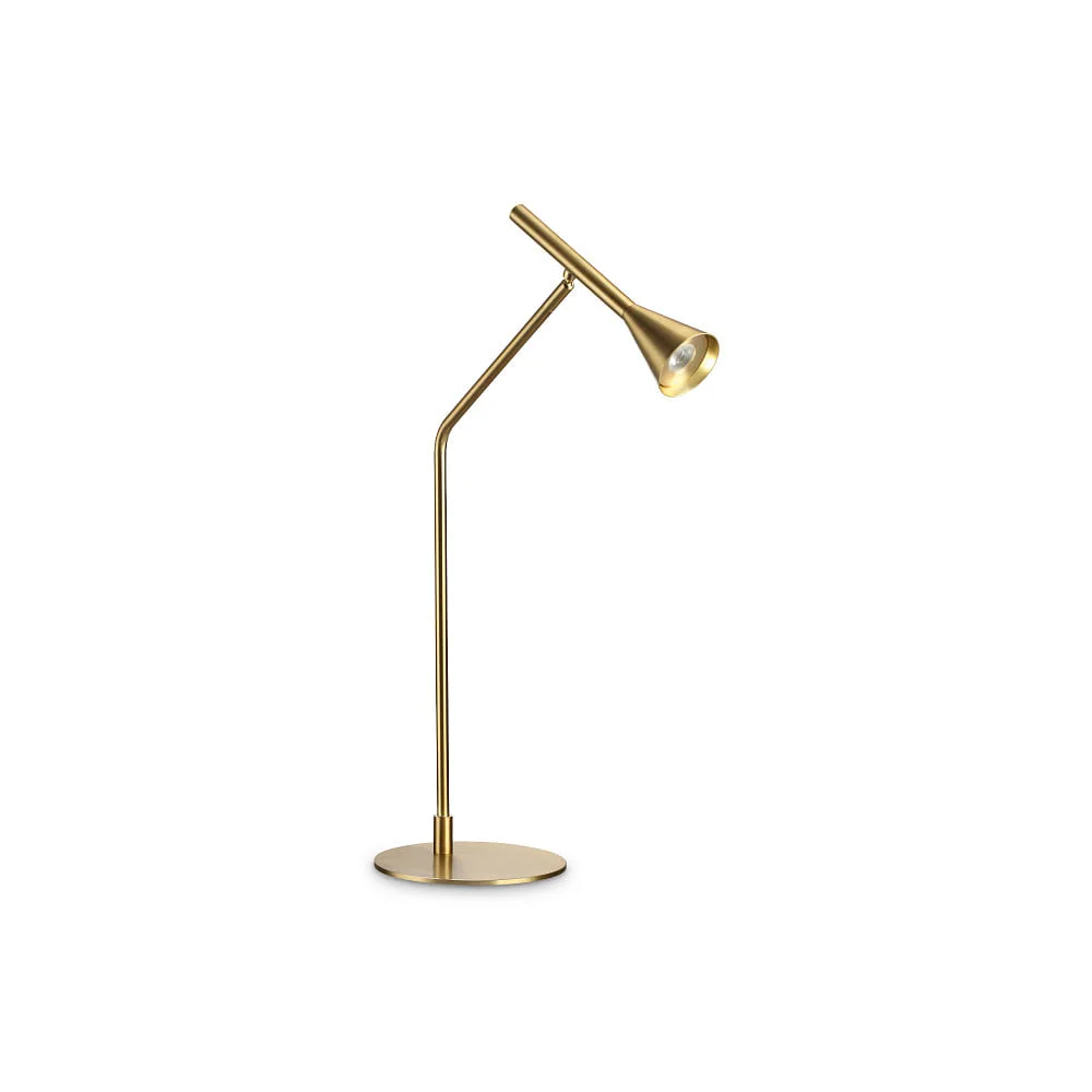 Ideal Lux Lampe à poser LED DIESIS TL LED IP20, dimmable – Laiton