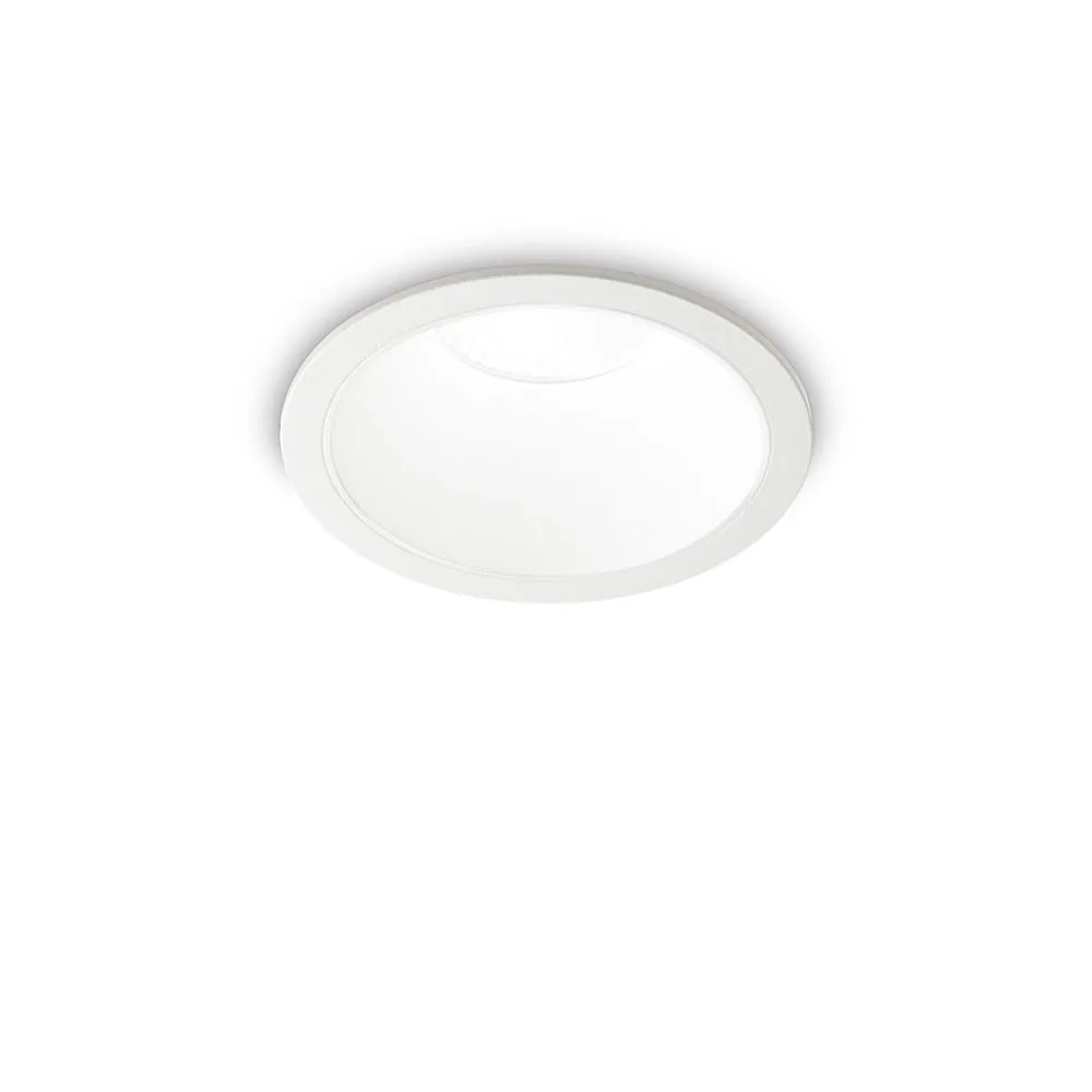 [IDEA-285429] Ideal Lux Decken-Einbauleuchte GAME TRIM ROUND 85MM rund, starr, UGR < 19, schaltbar IP40/IP20 (Weiß)