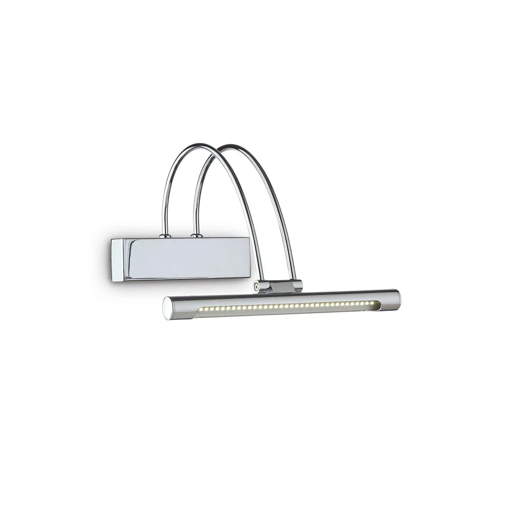 Ideal Lux Lampe pour tableau LED BOW AP36 Luminaire pour miroir, 36x 0,07W – chrome