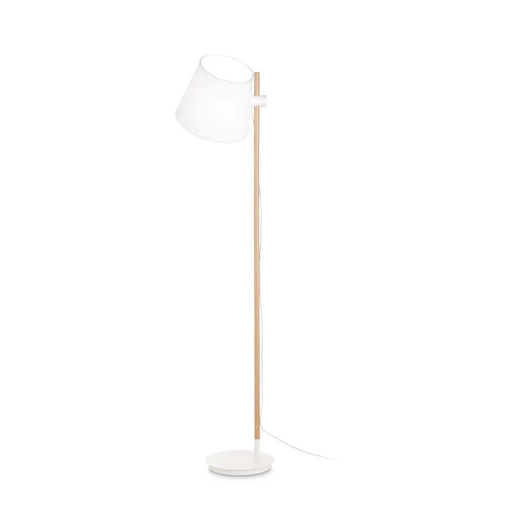 Ideal Lux Lampadaire AXEL avec interrupteur, réglable E27 IP20 – blanc