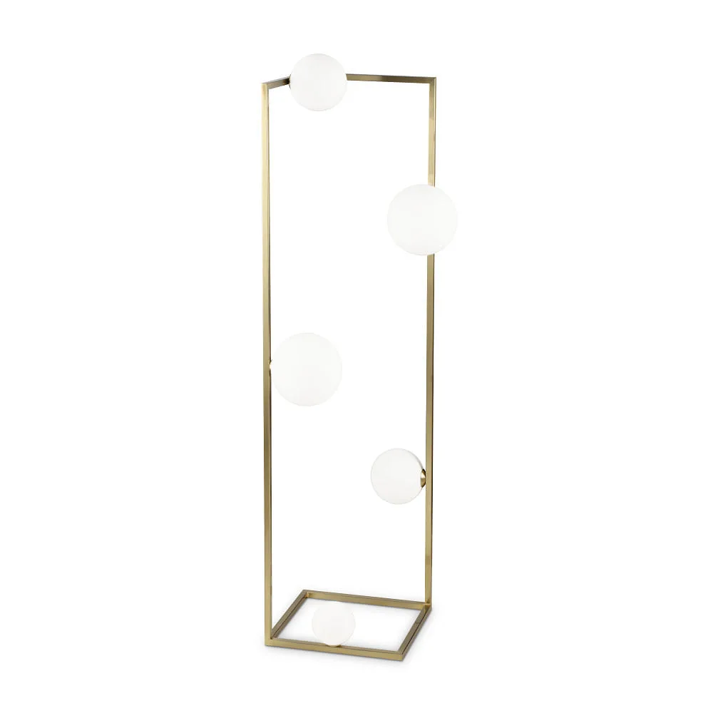 Ideal Lux Stehleuchte ANGOLO PT5 5 flammig G9 IP20 PL3 – Messing