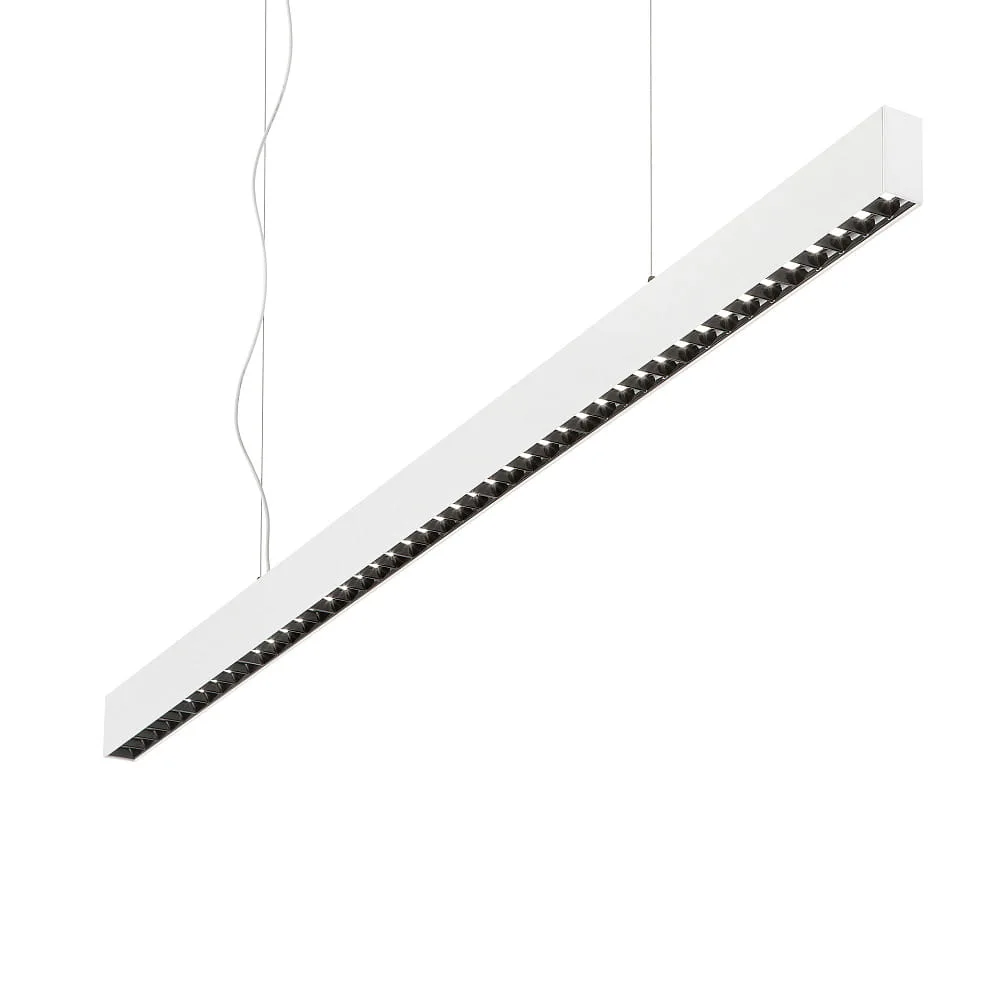 Ideal Lux Pendant luminaire OFFICE adjustable IP20, 3000 K – white