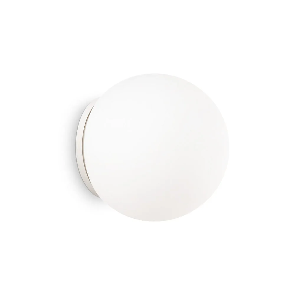 Ideal Lux Wandleuchte MAPA BIANCO AP1 D30, E27, Ø 30cm