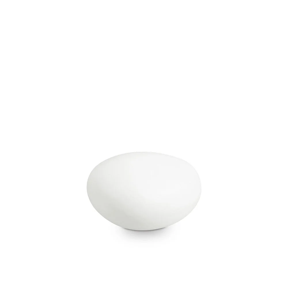 Ideal Lux Luminaire d'extérieur SASSO, IP44, G9, avec fiche + piquet, plastique opal, Ø 25cm