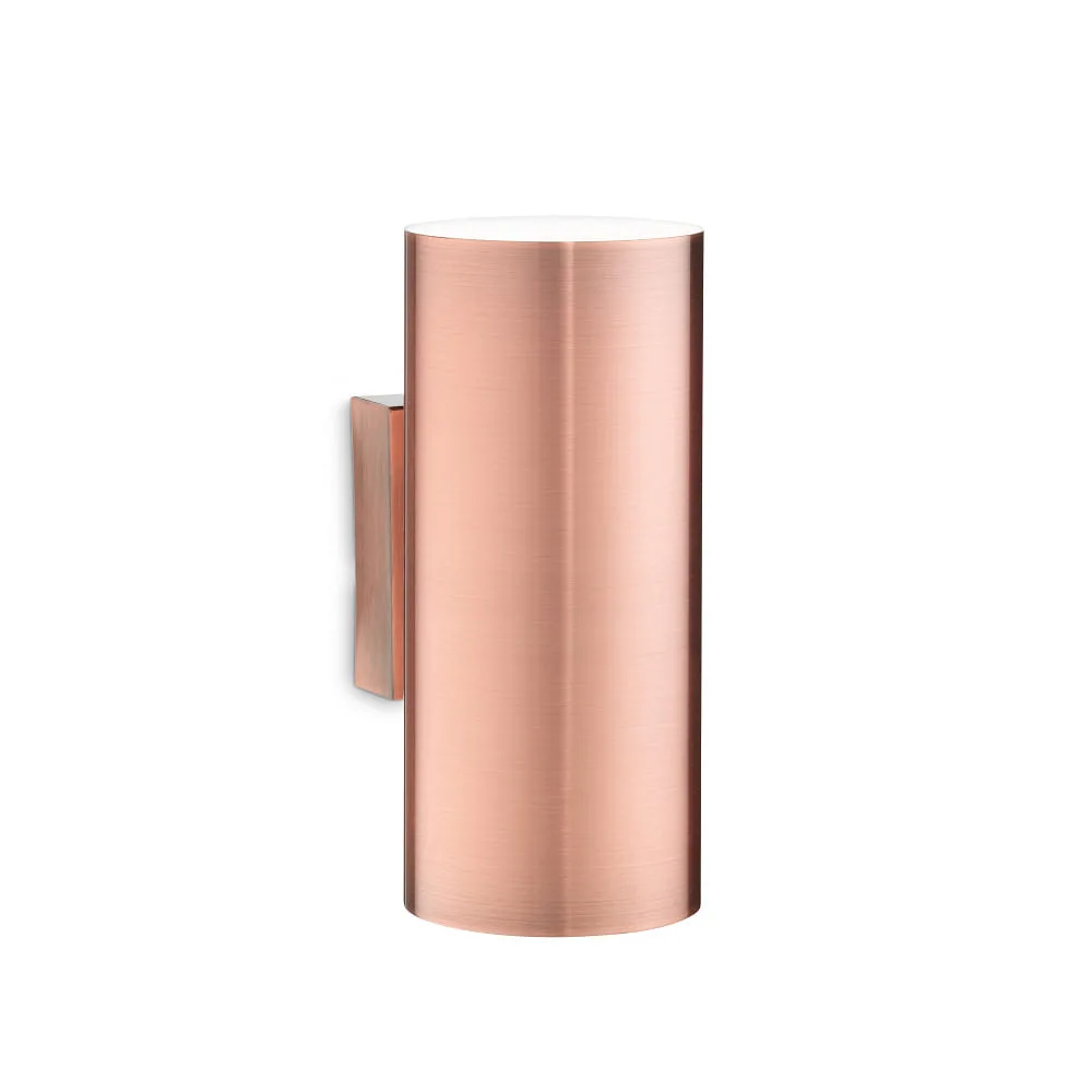 [IDEA-164847] Ideal Lux Wall luminaire LOOK, Up/Down, incl. GU10 Halogen 28W 2700K, copper