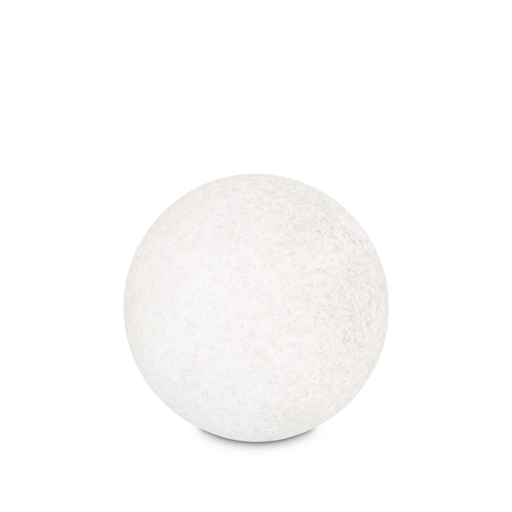 [IDEA-195490] Ideal Lux Outdoor ball luminaire DORIS, IP44, E27 max. 60W, plastic in granite look, Ø 58cm