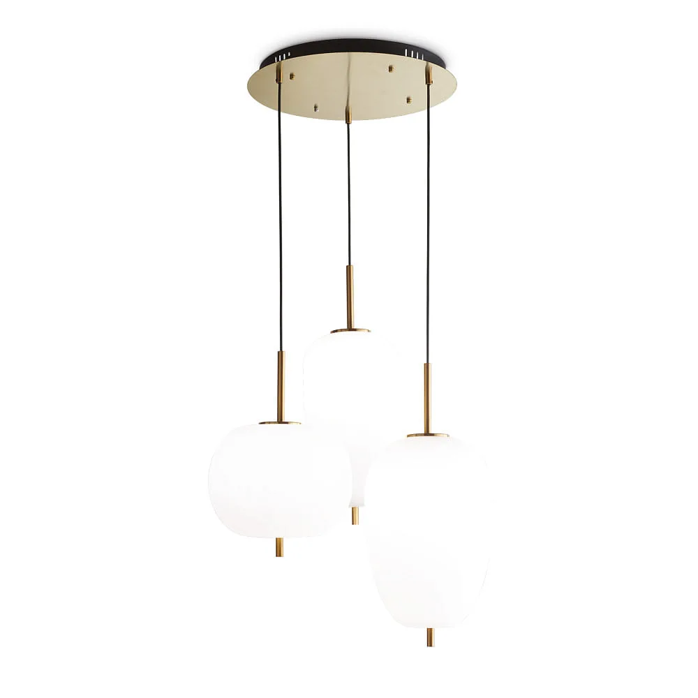 Ideal Lux LED pendant luminaire UMILE, 3 flames, 50W 3000K 3160lm