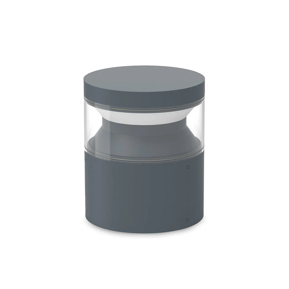 [IDEA-346656] Ideal Lux Borne lumineuse BOEING H015 cylindrique, commutable, avec diffuseur IP65
