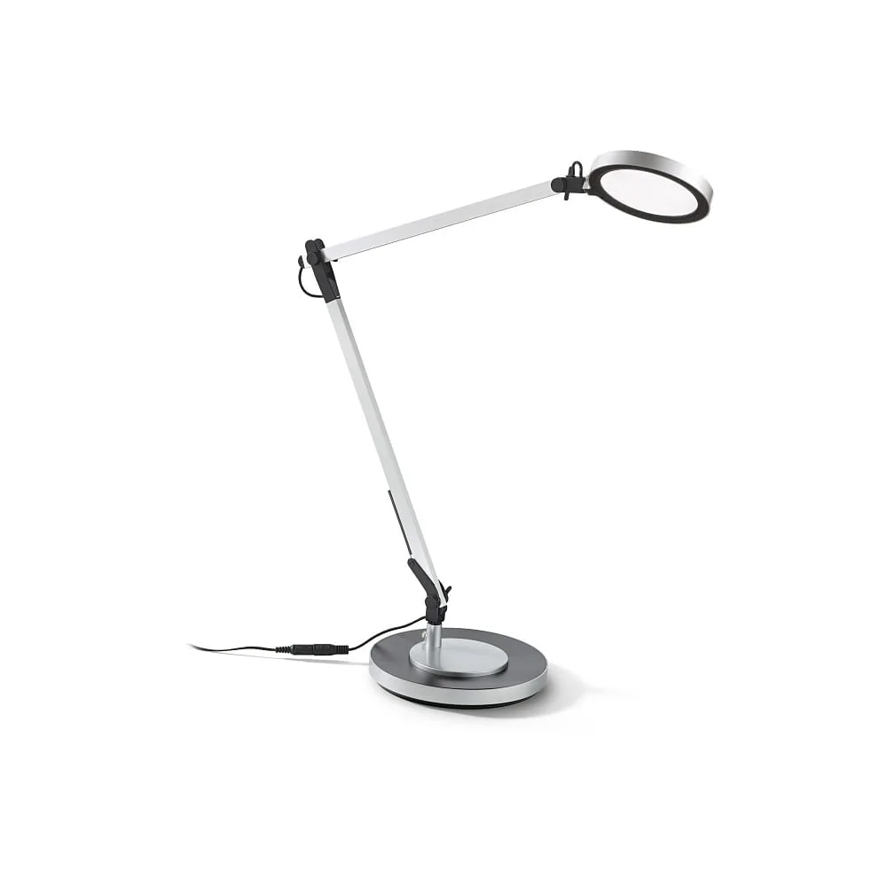 Ideal Lux Lampe à poser LED FUTURA, avec variateur tactile et bras orientable, 12,5W 4000K 1100lm, 1100 lm