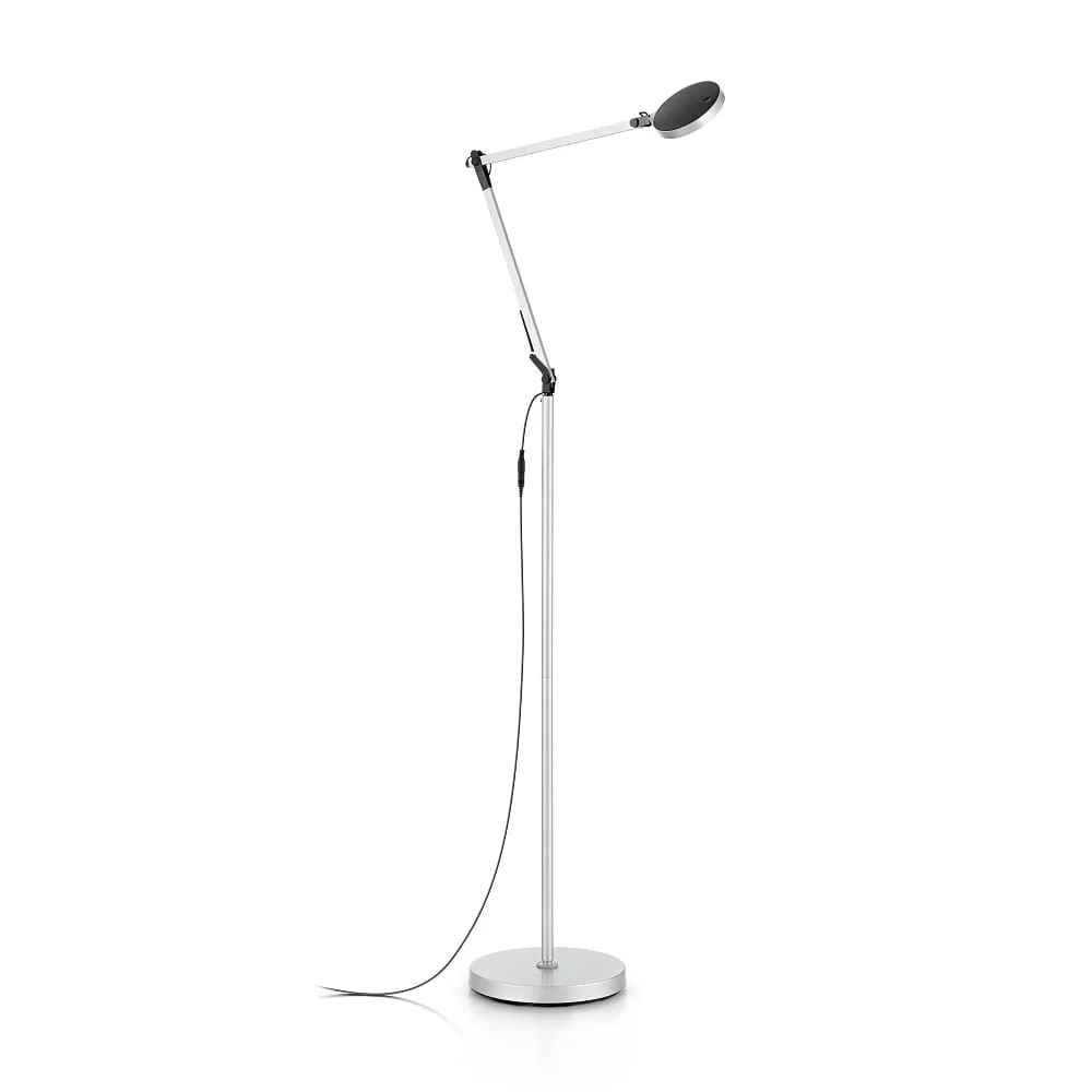 Ideal Lux LED floor lamp FUTURA, with touch dimmer and adjustable arm, 12.5W 4000K 750lm, 750 lm