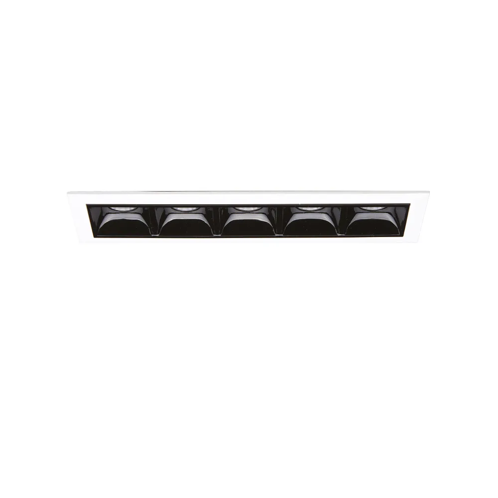 [IDEA-267876] Ideal Lux Einbau-Downlight LIKA FI TRIM D14 5-fach, on/off, mit Rand, UGR < 16 IP20