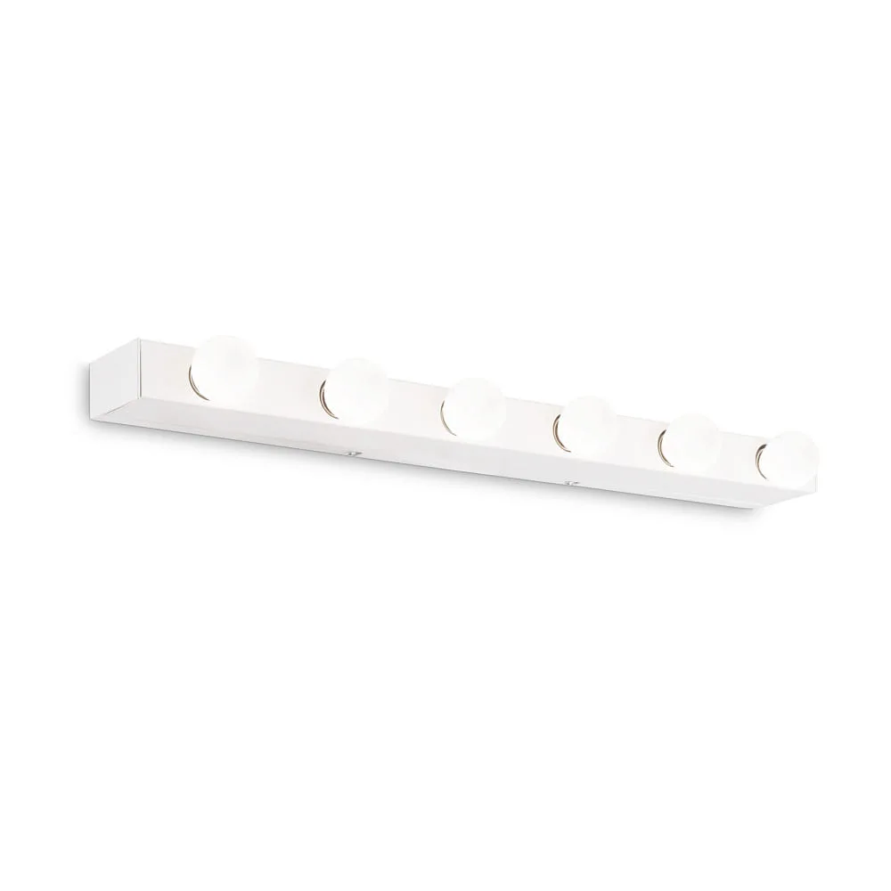 Ideal Lux Mirror luminaire PRIVÈ, IP20, 6 flames, width 60.5cm, E14 8∕ 4