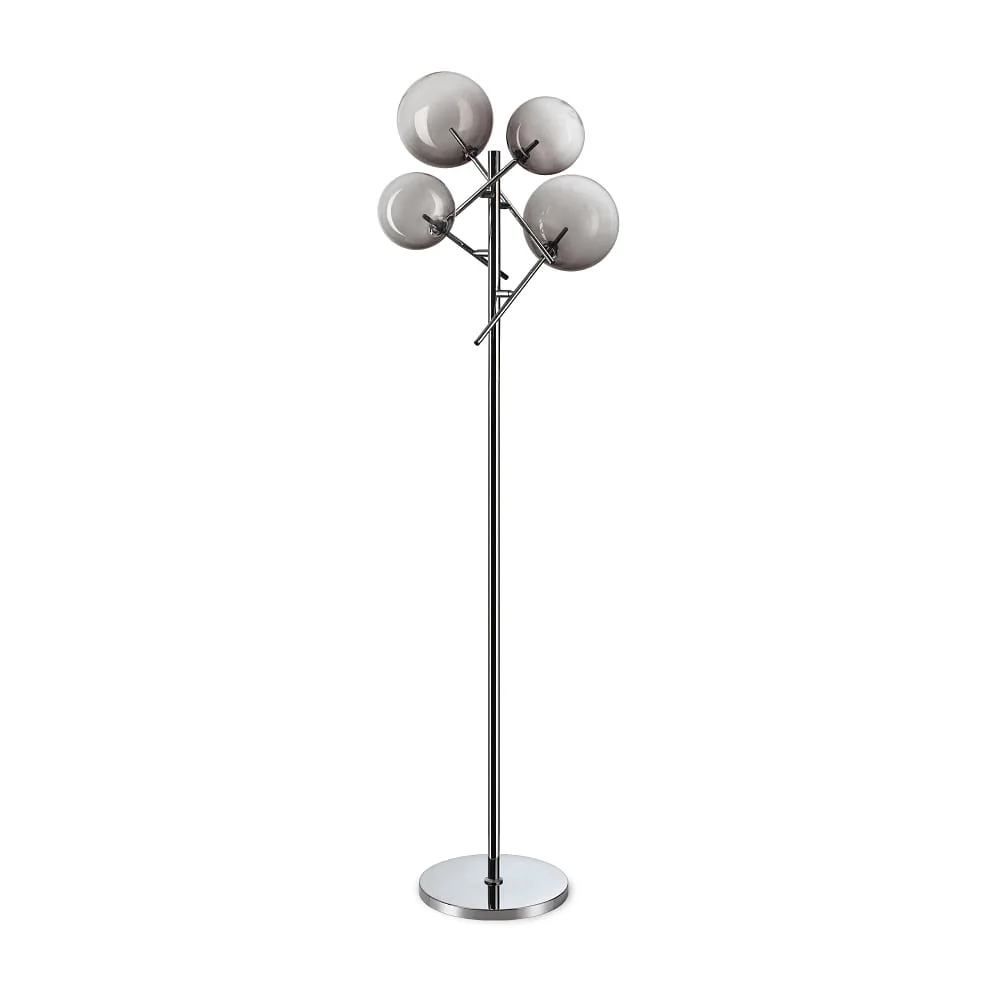 Ideal Lux Stehleuchte EQUINOXE 4-flammig G4 IP20, smoky colour