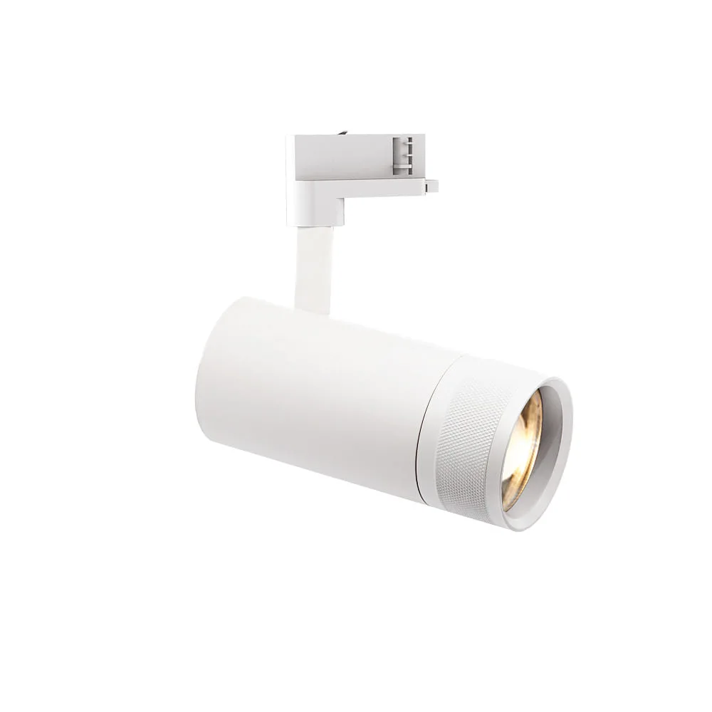 Ideal Lux 3-Phasen-Strahler EOS 15W ON-OFF zylindrisch, verstellbar, on/off IP20, 3000 K, weiß matt