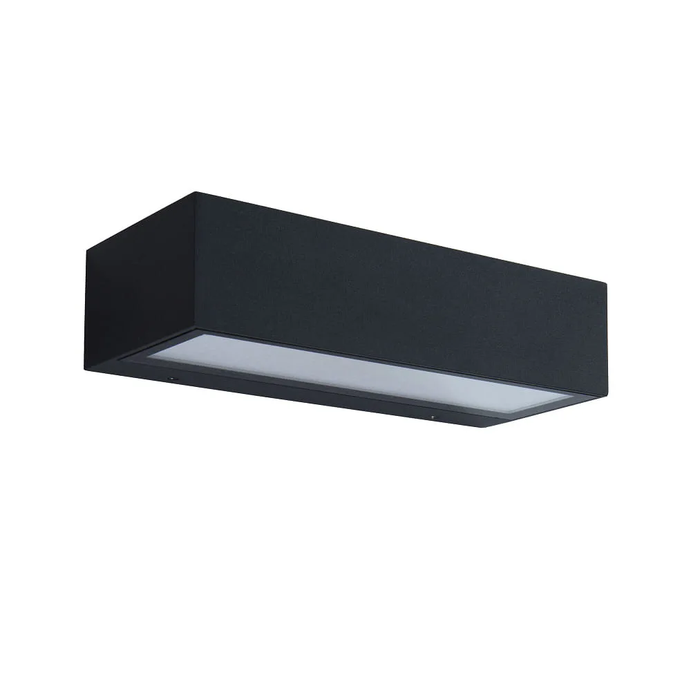 LEDS C4 Applique d'extérieur NEMESIS LED SLIM haut / bas, plat, interrupteur CCT IP65, anthracite