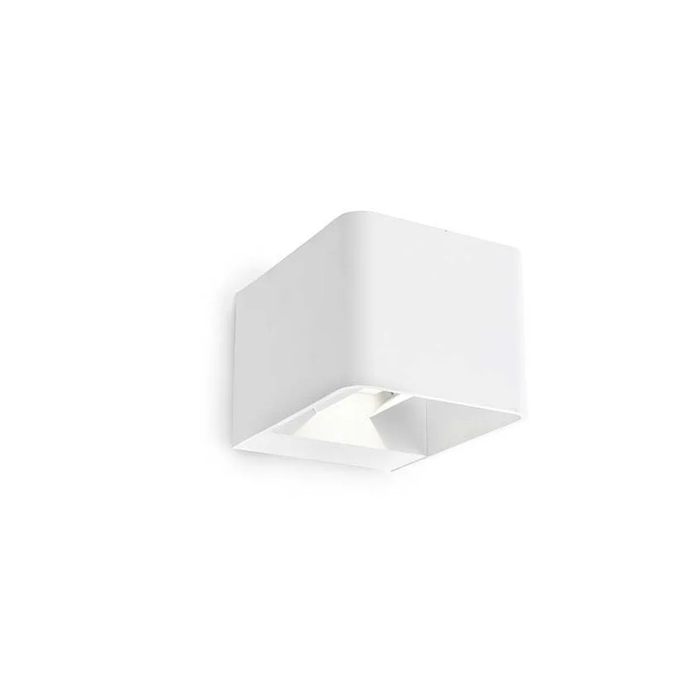 [LEDS-05-9683-14-CL] LEDS C4 Applique et plafonnier WILSON SQUARE haut / bas, réglable, on/off IP65, blanc