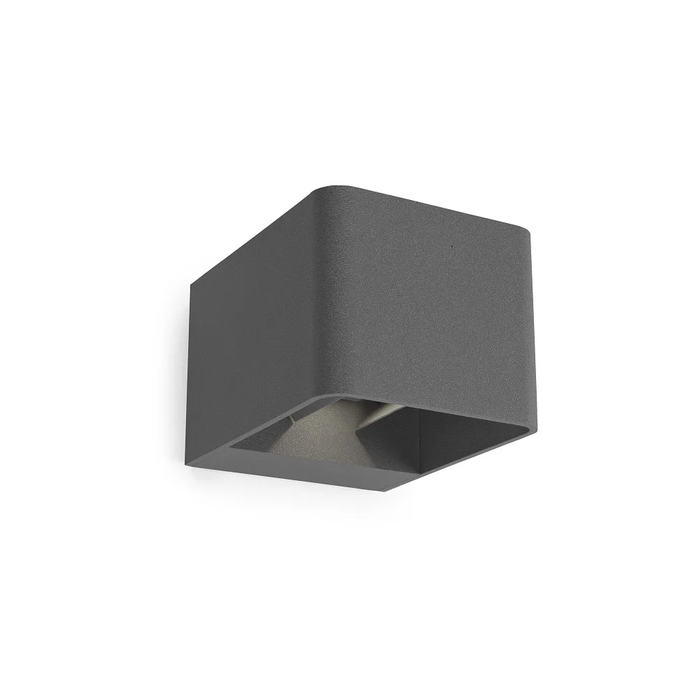 LEDS C4 Wand- und Deckenleuchte WILSON SQUARE LED up / down, verstellbar, on/off IP65, anthrazit (LEDS-05-9683-Z5-CK)