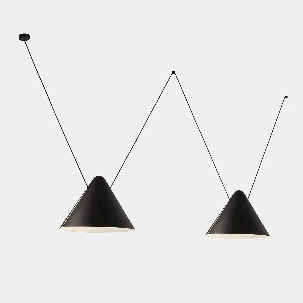 LEDS C4 Pendant luminaire SUPER ATTIC 2 2 flames, conical E27 IP20 (LEDS-00-8369-05-05)