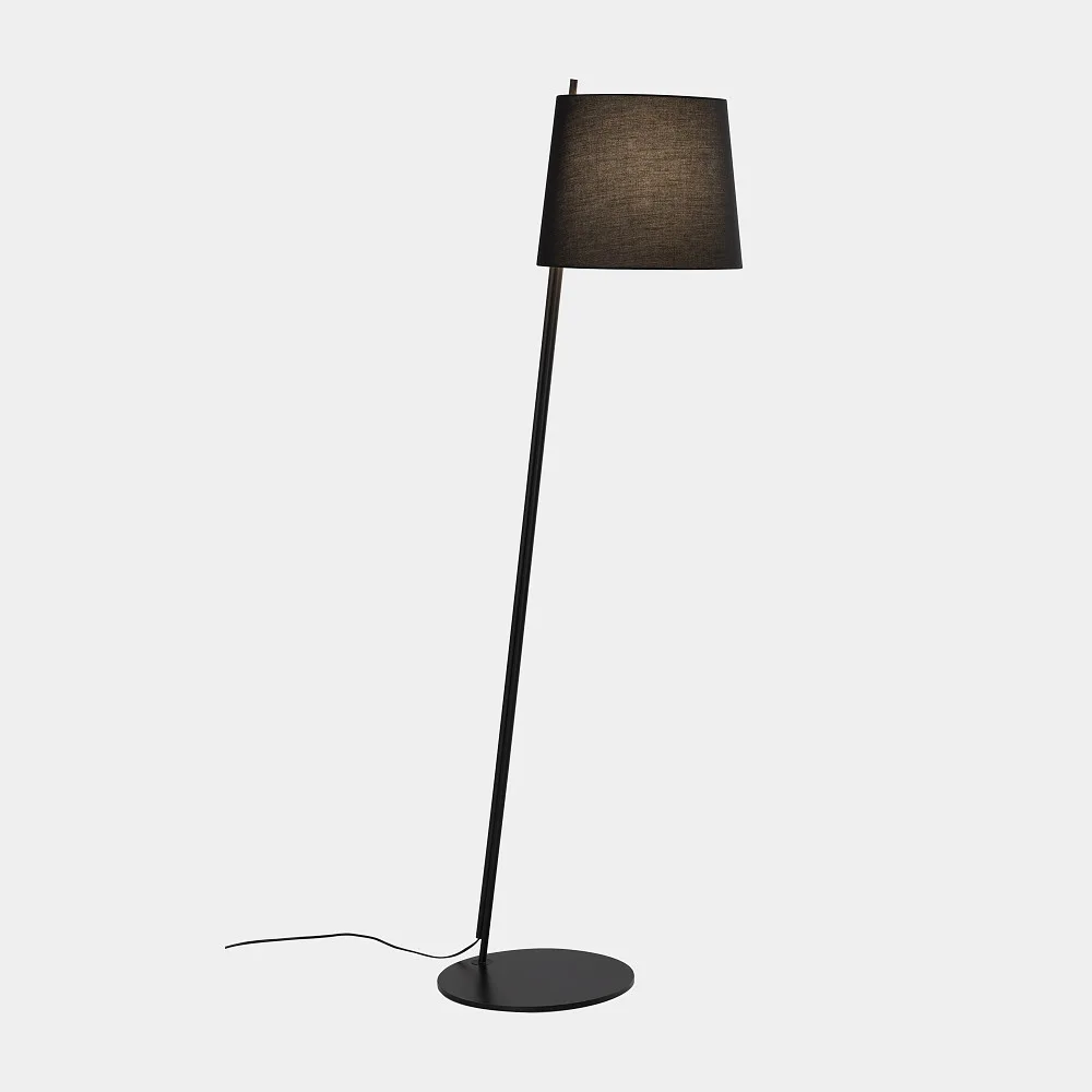 LEDS C4 Floor lamp CLIP E27, shade excl., black
