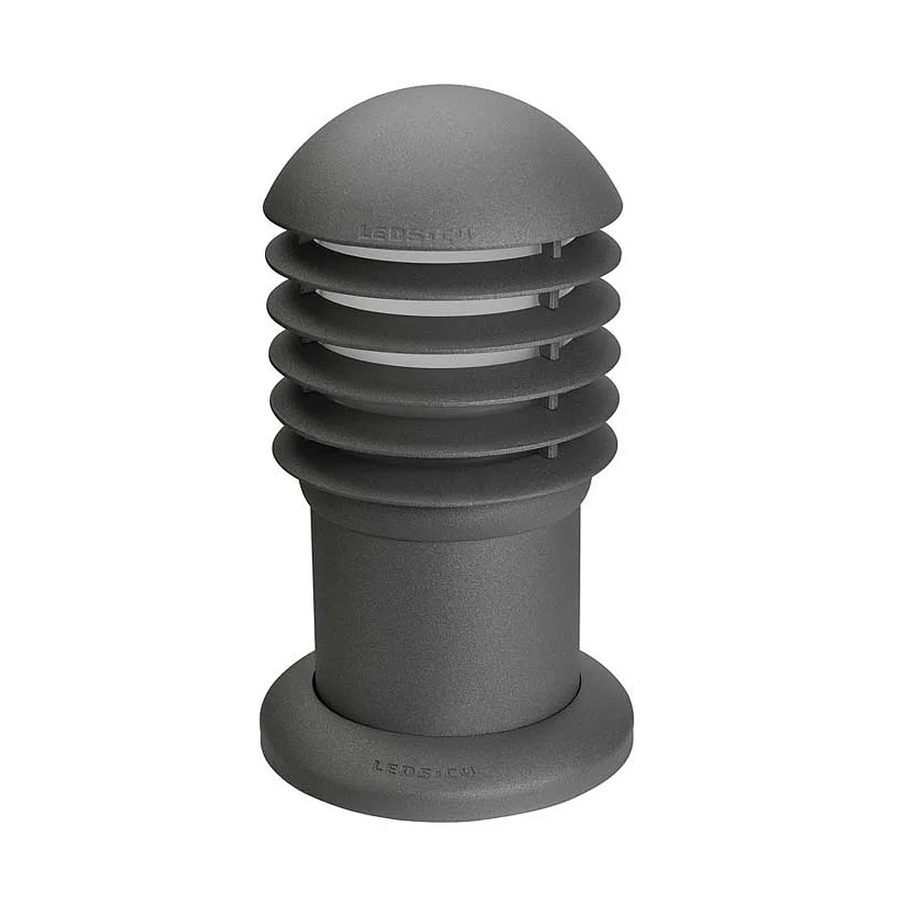 LEDS C4 Wegeleuchte BALIZAS E27 IP44, grau, 330 lm