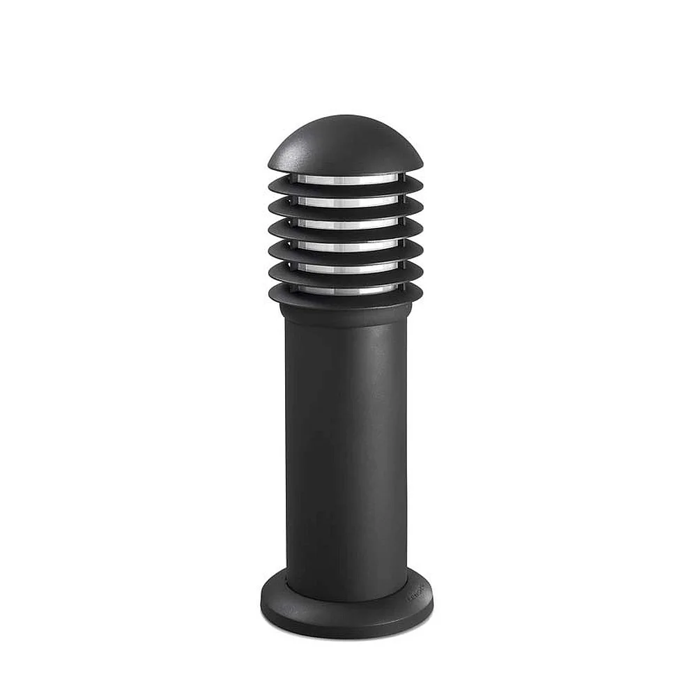 LEDS C4 Wegeleuchte BALIZAS E27 IP44, grau, 225 lm