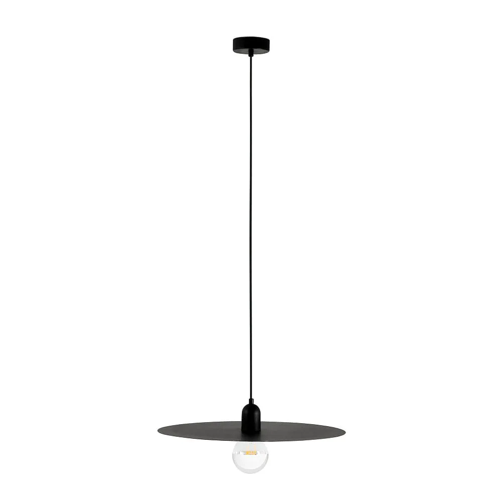 FARO BARCELONA Suspension PLAT E27 IP20 – noir mat