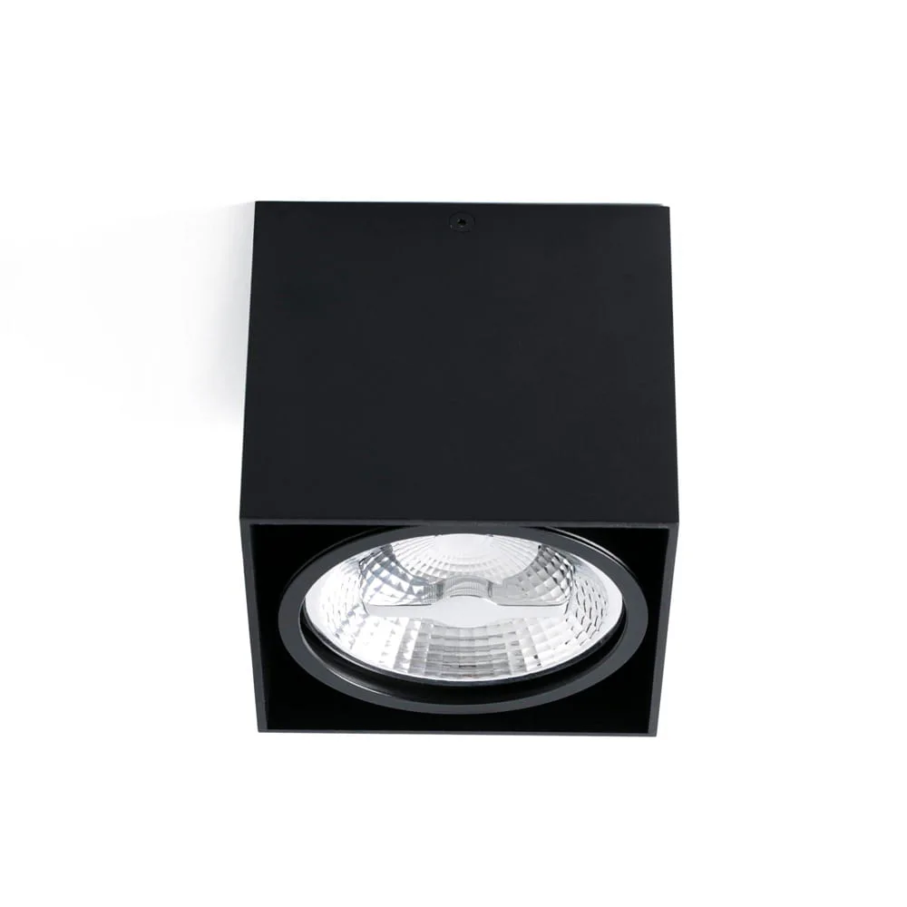 FARO BARCELONA Deckenleuchte TECTO G53 IP20 – schwarz matt