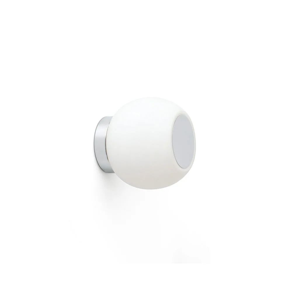 [FAR-40091] FARO BARCELONA Wall and ceiling luminaire MOY LED IP44 , satined (chrome)