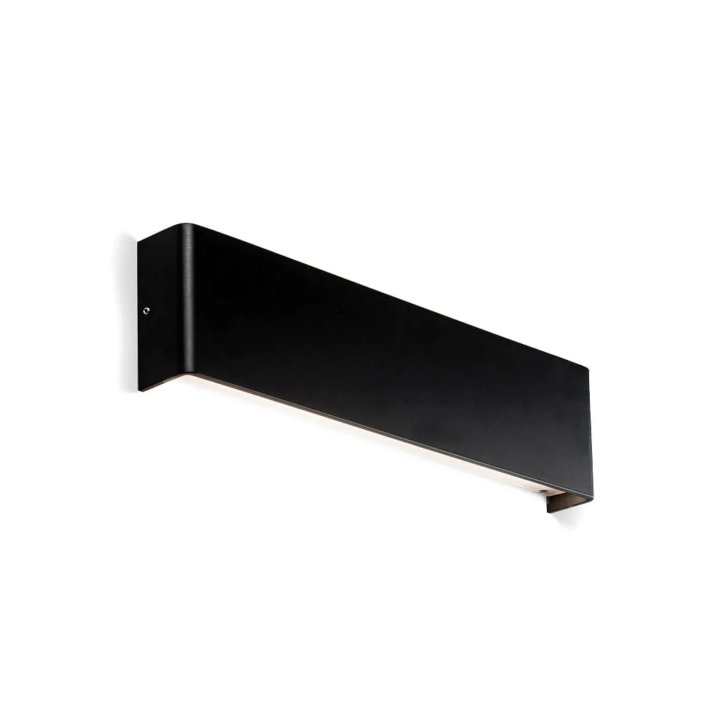FARO BARCELONA Wandleuchte NASH LED IP20, 16 W – schwarz matt