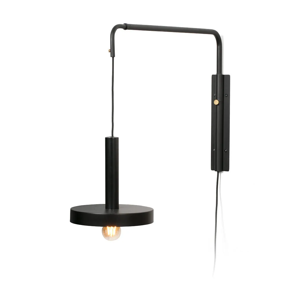 [FAR-20167] FARO BARCELONA Wall luminaire WHIZZ E27 IP20, L∕ B∕ H∕ T: 120∕ 120∕ 50∕ 120 cm (gold black matt)