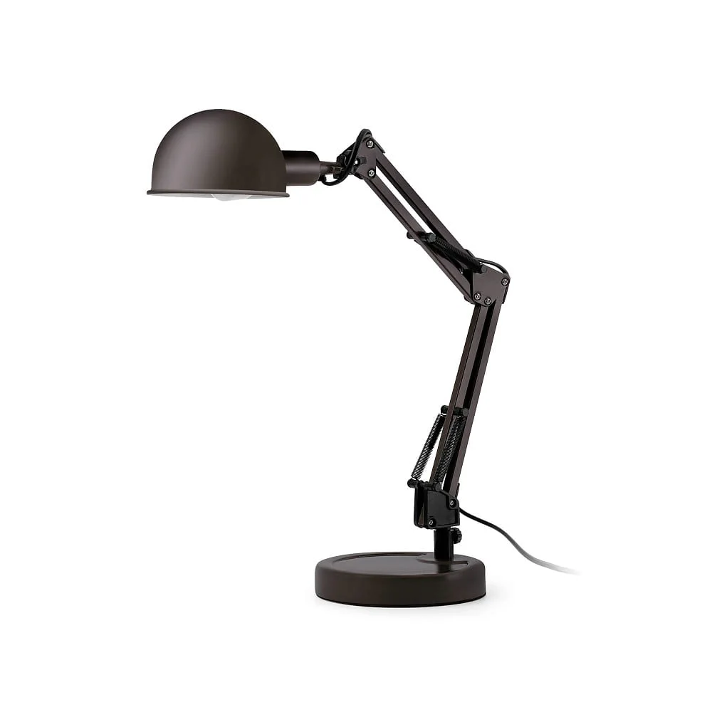 FARO BARCELONA Tischleuchte BAOBAB neigbar E14 IP20 – schwarz matt