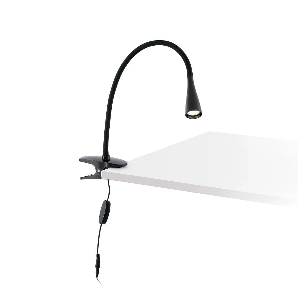 FARO BARCELONA Lampe à poser LENA LED IP20 – noir mat