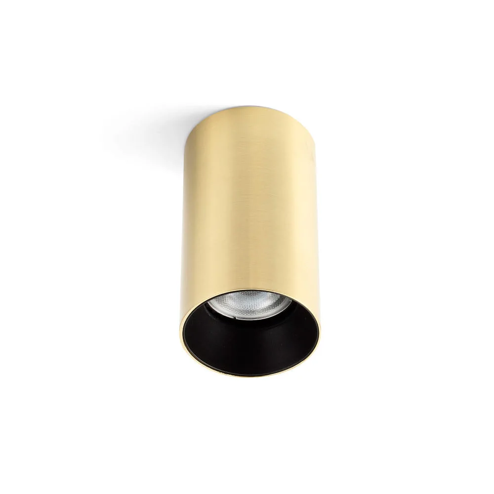 FARO BARCELONA Ceiling luminaire STAN GU10 IP20, gold, satined