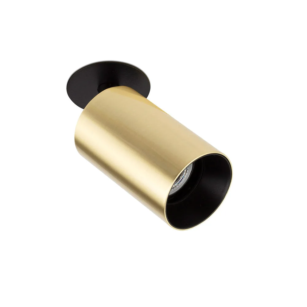FARO BARCELONA Spot STAN GU10 IP20, gold, satined