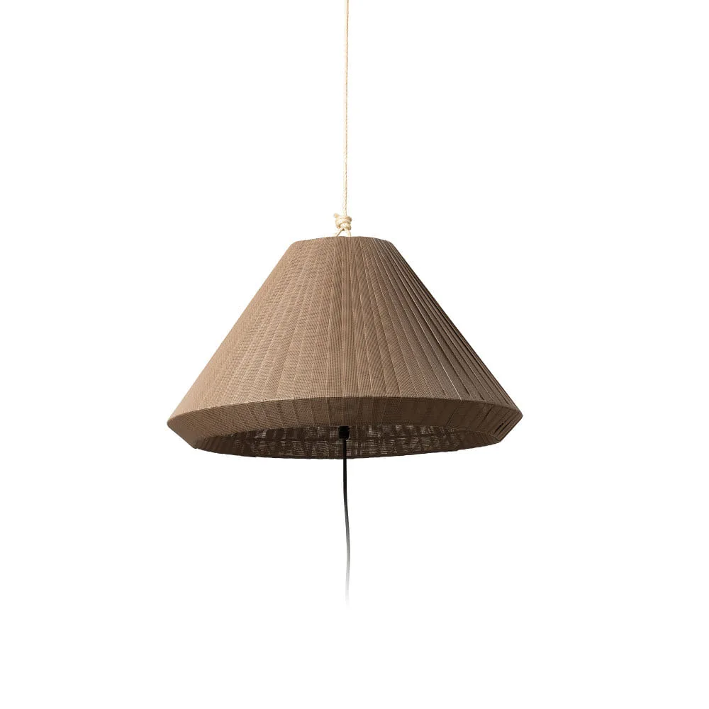 [FAR-71584-06] FARO BARCELONA Pendelleuchte SAIGON OUT E27 IP44, dunkelgrau (FAR-71584-06)