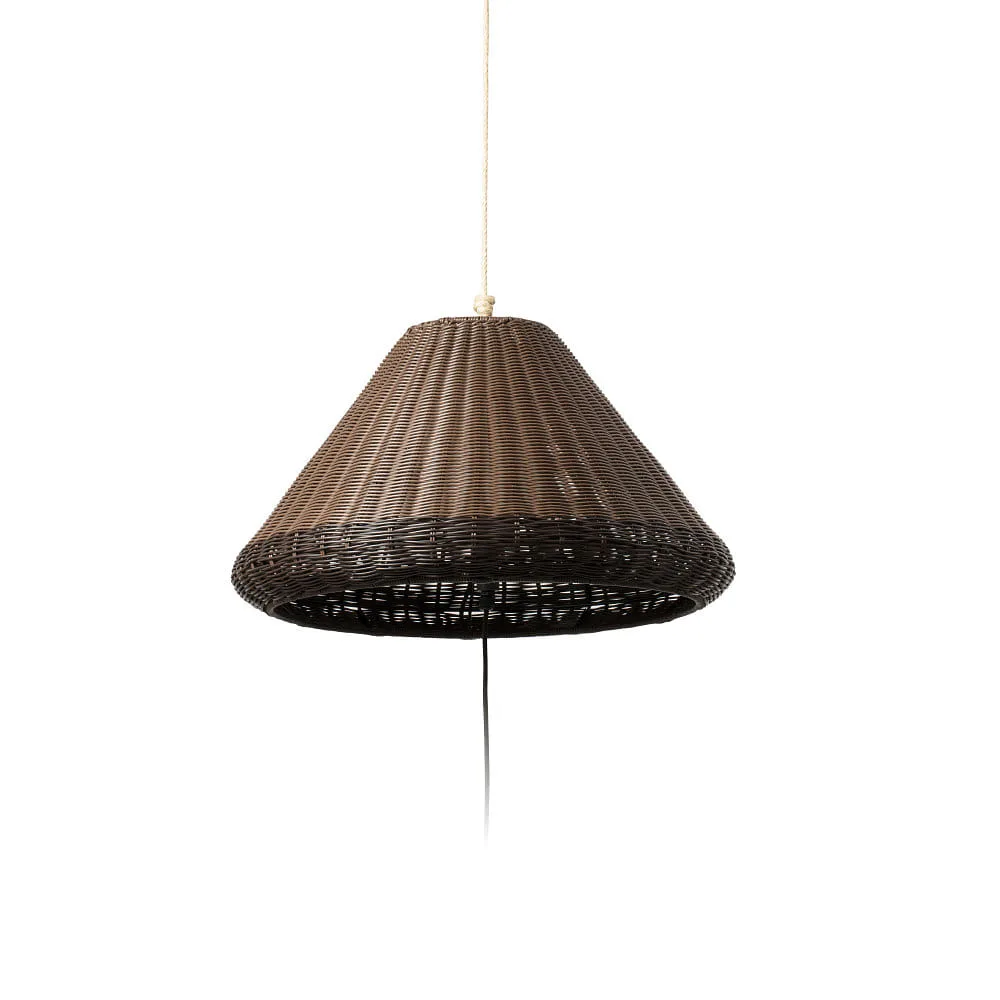FARO BARCELONA Suspension SAIGON OUT E27 IP44, gris foncé (FAR-71584-07)