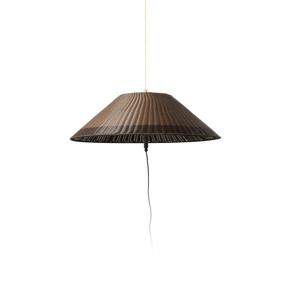 [FAR-71584-08] FARO BARCELONA Pendant luminaire SAIGON OUT E27 IP44, dark grey (FAR-71584-08)