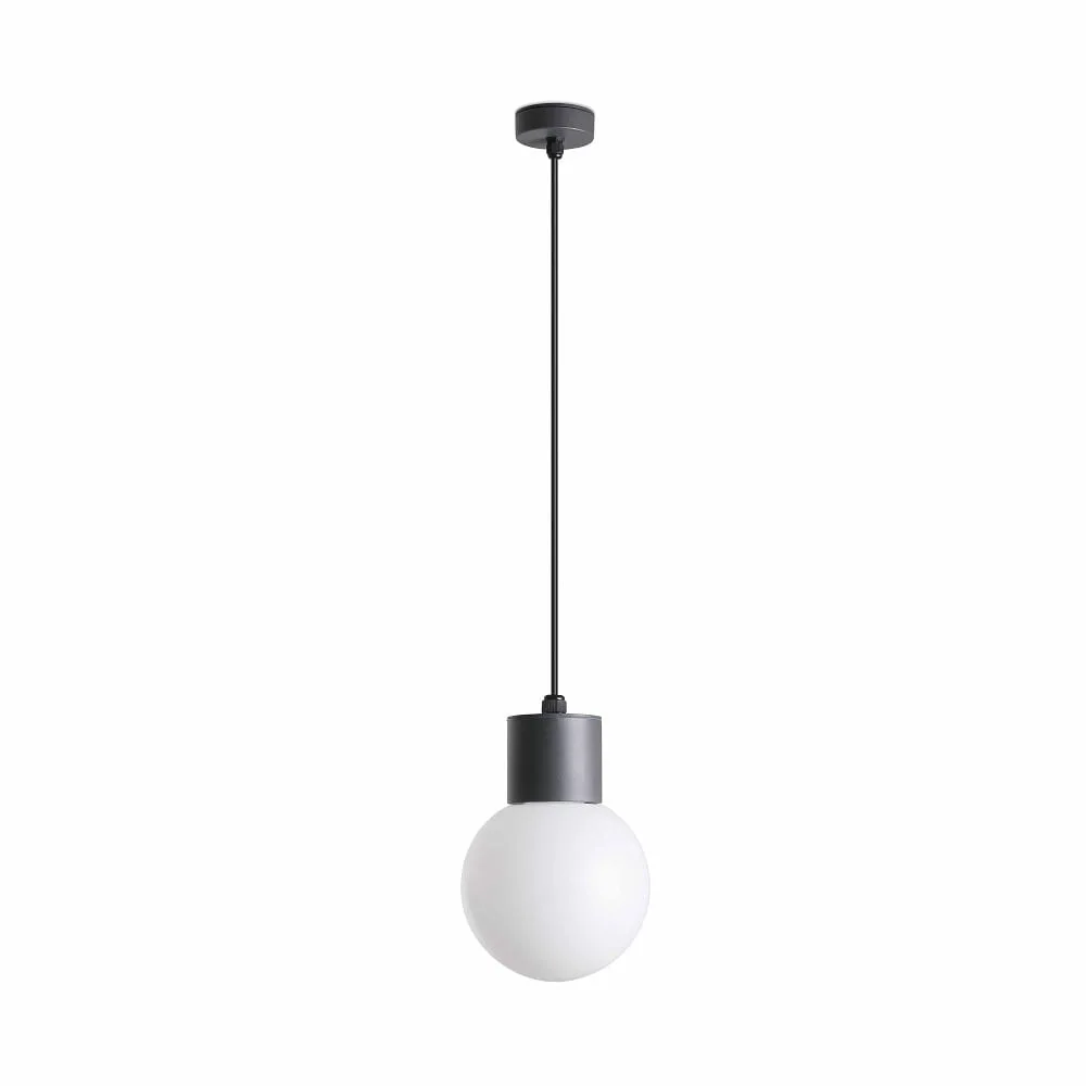 [FAR-74427C-01] FARO BARCELONA Pendelleuchte MOON E27 IP44, dunkelgrau