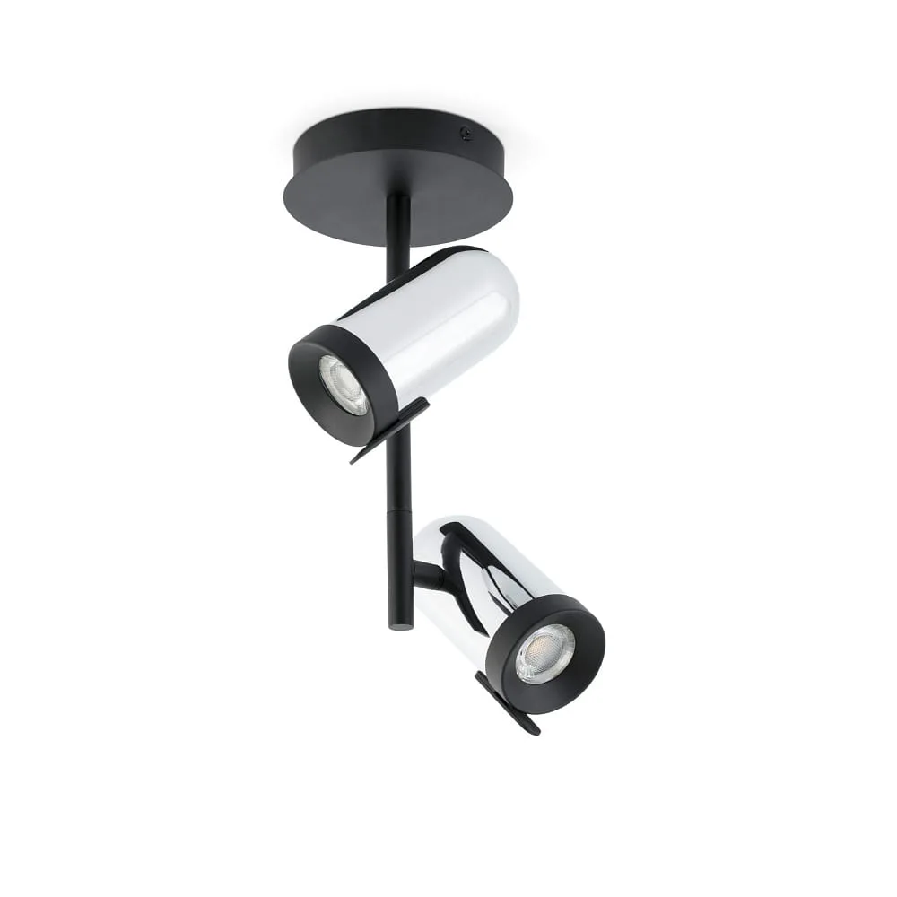 FARO BARCELONA Deckenleuchte ORLEANS 2 flammig GU10 IP20, chrom