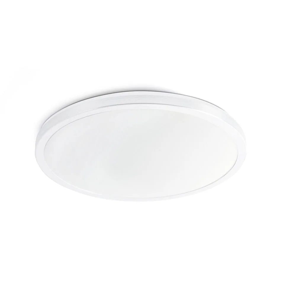 FARO BARCELONA Applique et plafonnier FORO LED IP44, blanc mat