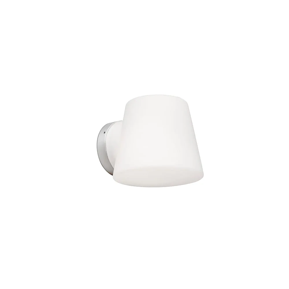 FARO BARCELONA Applique murale BIANCA G9 IP44, chrome, L∕ B∕ H∕ T: 12,3∕ 14∕ 11∕ 14 cm