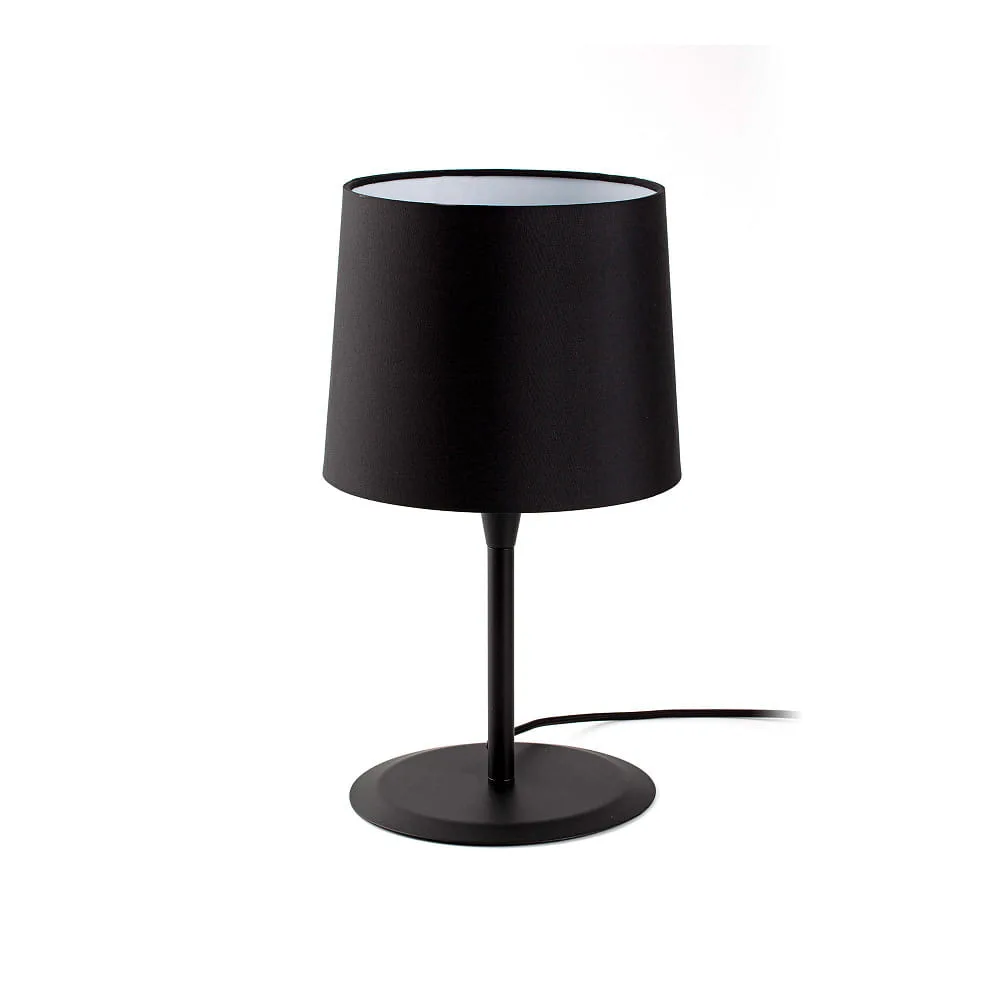 FARO BARCELONA Lampe à poser CONGA E27 IP20, noir mat