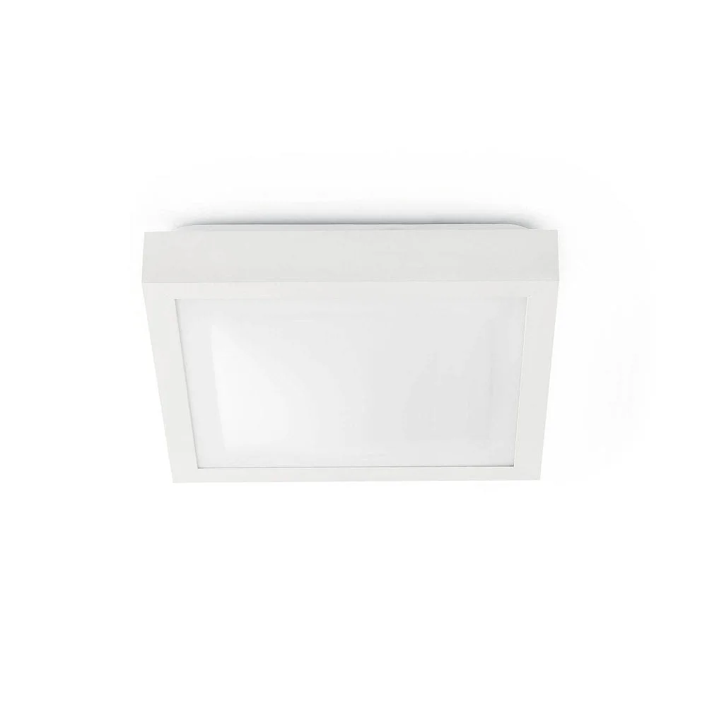 FARO BARCELONA Luminaire de salle de bains TOLA 2 flammes E27 IP44, blanc mat