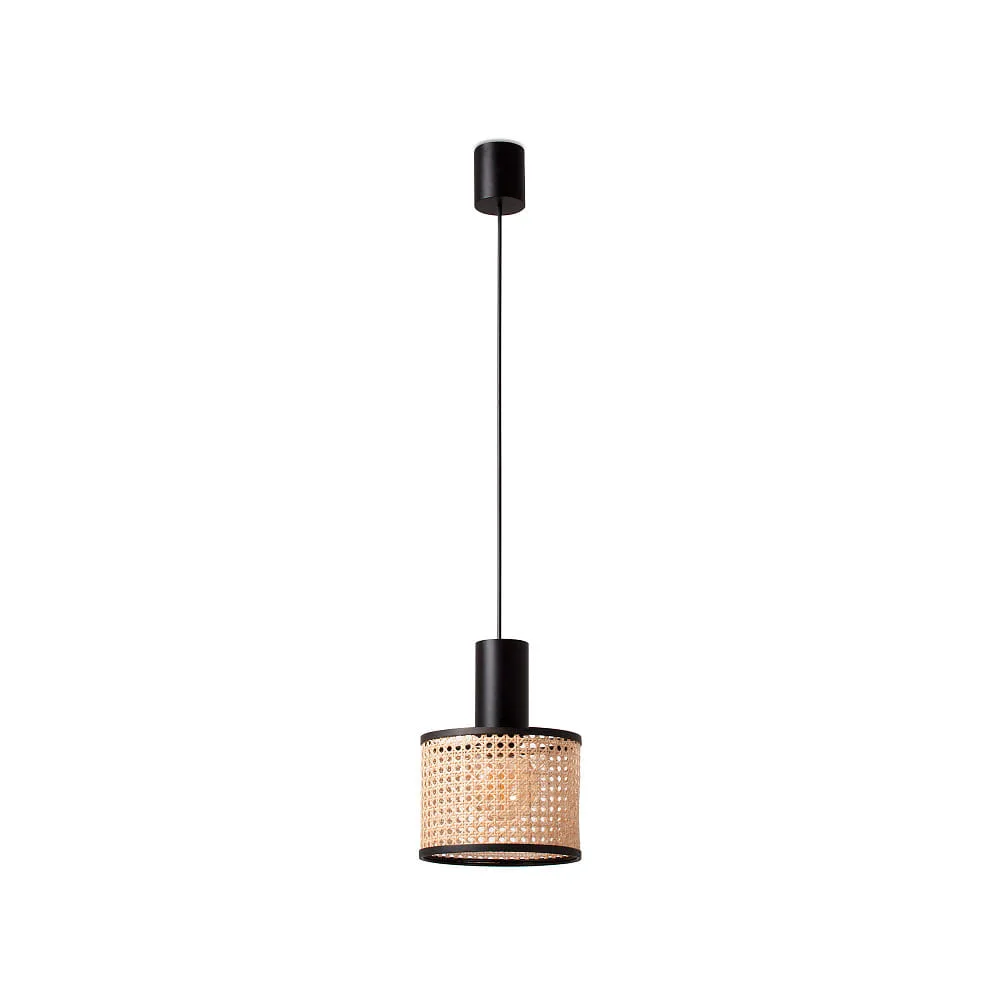 FARO BARCELONA Pendant luminaire MAMBO E27 IP20, black matt (FAR-64315-47)