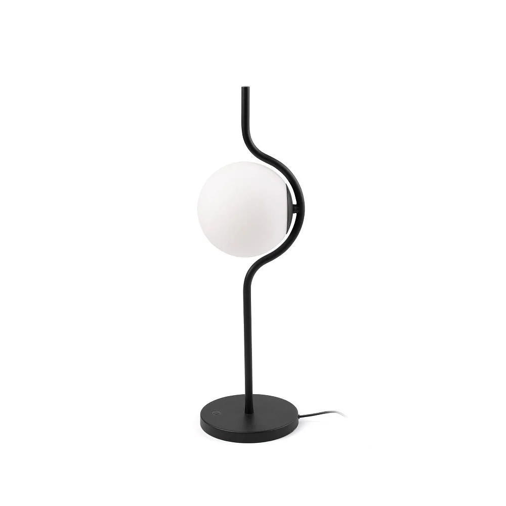 Faro Table lamp LE VITA IP20, dimmable – black matt