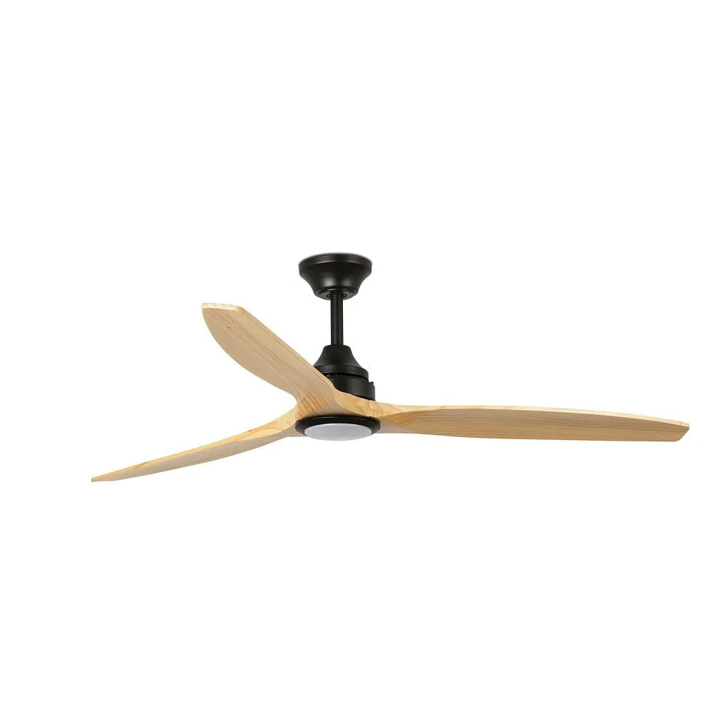 Faro Deckenventilator ALO CCT mit Fernbedienung IP20 – schwarz matt Kiefer