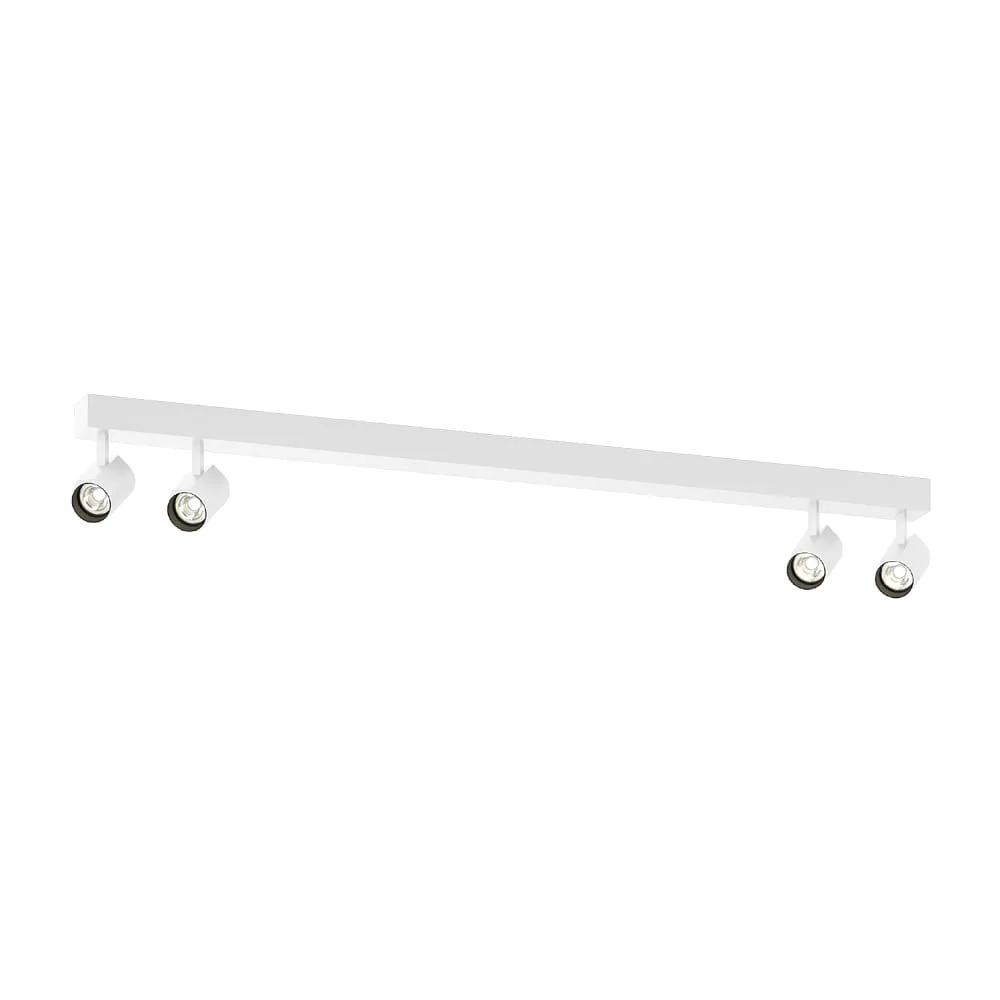 [WEV-176864W5] Wever & Ducré LED Spot CENO 4.0, 4 flames, 3000K, CRi >90, rotatable/swivelling, dimmable (white)