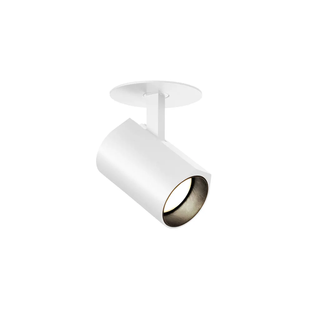 Wever & Ducré LED Recessed spot CENO 1.0, 3000K, CRi >90, rotatable/swivelling, dimmable – white