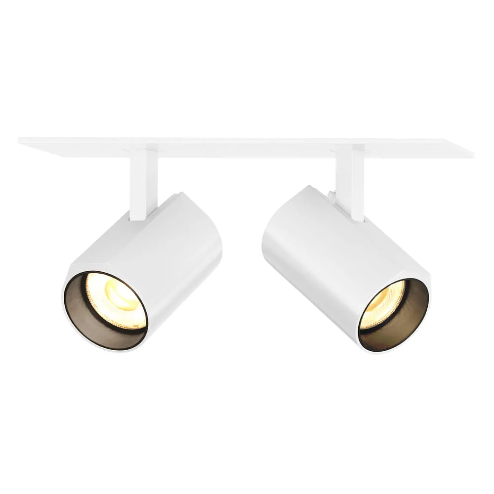 [WEV-176261W3] Wever & Ducré LED Einbauleuchte CENO 2.0, 2-flammig, 2700K, CRi >90, dreh-/schwenkbar, dimmbar (Weiß)