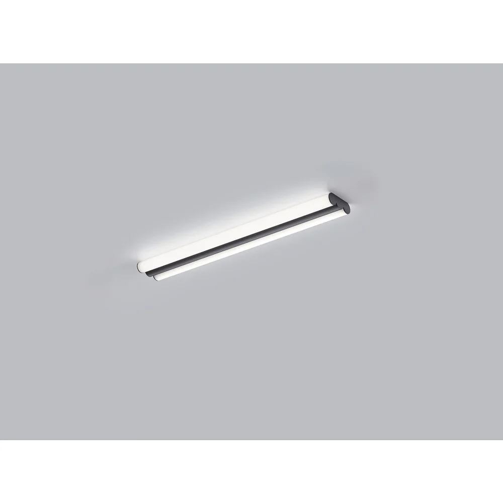 Helestra Bath luminaire LOOM 60 IP44 – black matt